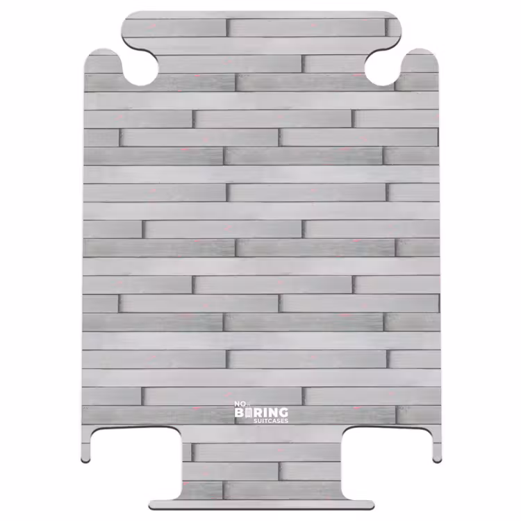 CaseSwap™ - Gray weathered wood with pink accents — 1