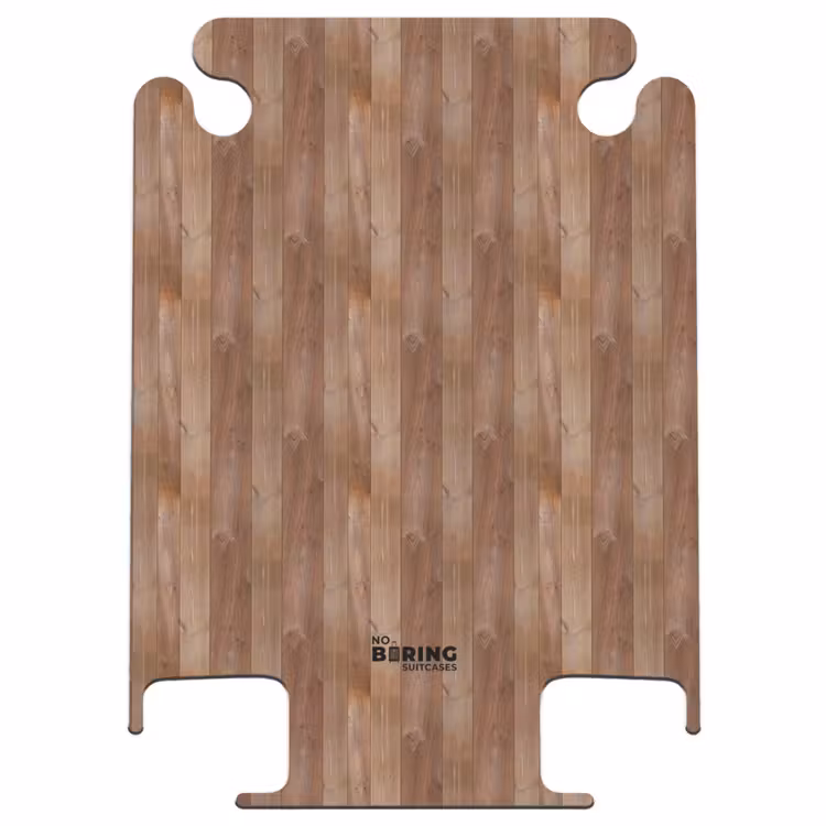 CaseSwap™ - Red brown with wood texture — 1