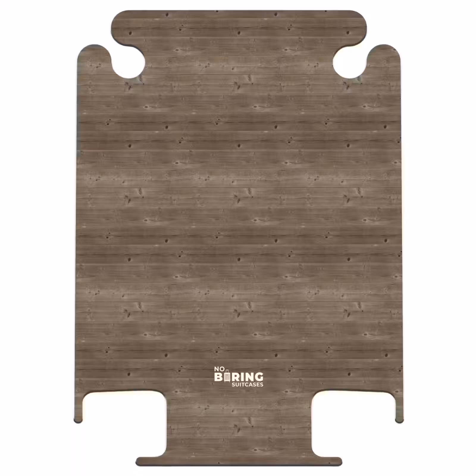 CaseSwap™ - Dark brown wood with horizontal grain and knots — 1