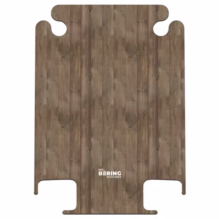CaseSwap™ - Brown vertical planks with weathered wood texture — 1