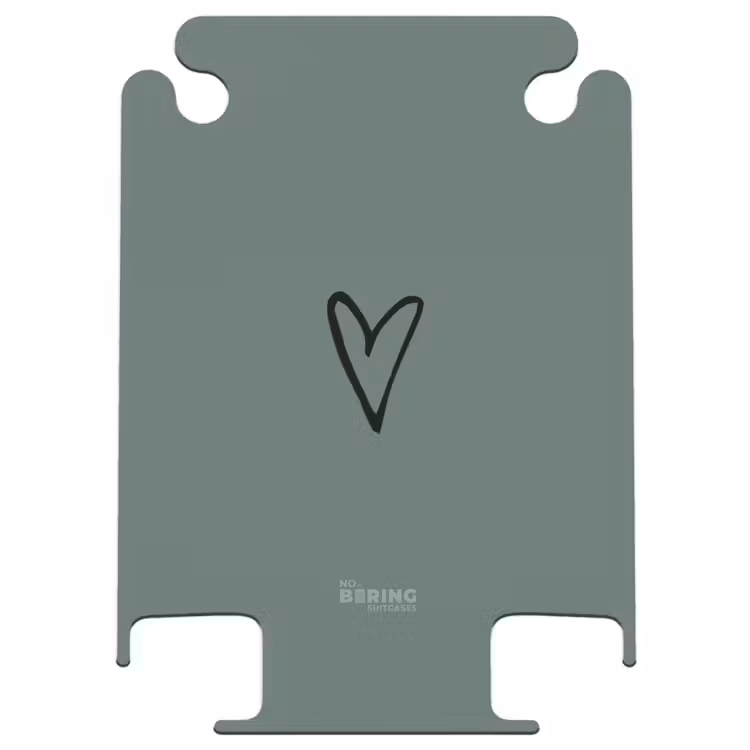 CaseSwap™ - Green background with black heart — 1