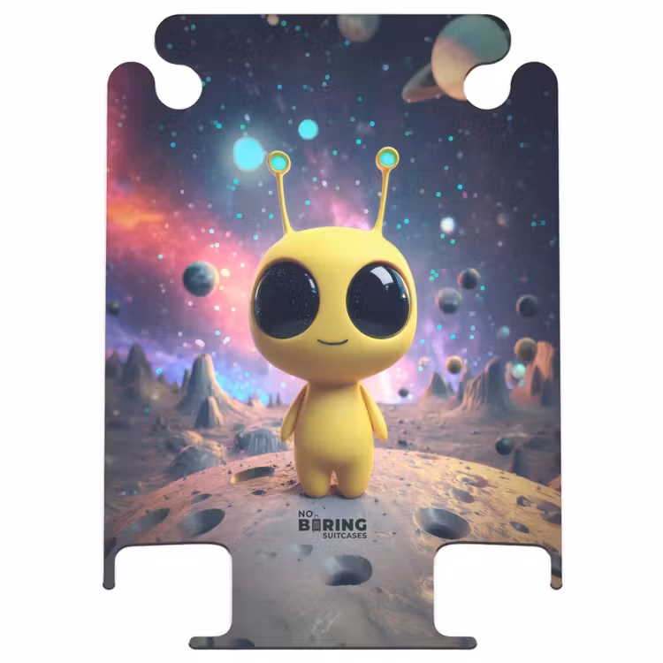 CaseSwap™ - Yellow alien on a planet — 1