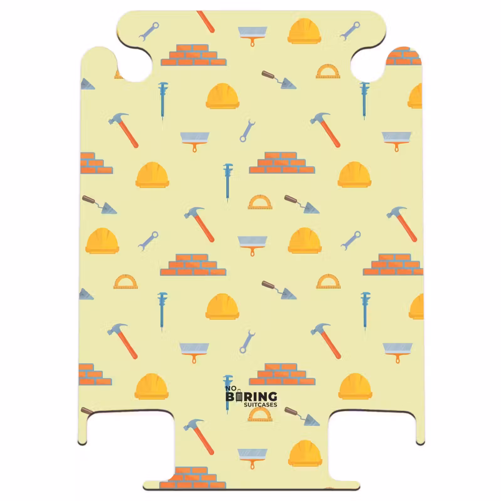 CaseSwap™ - Construction tool pattern on light yellow background — 1