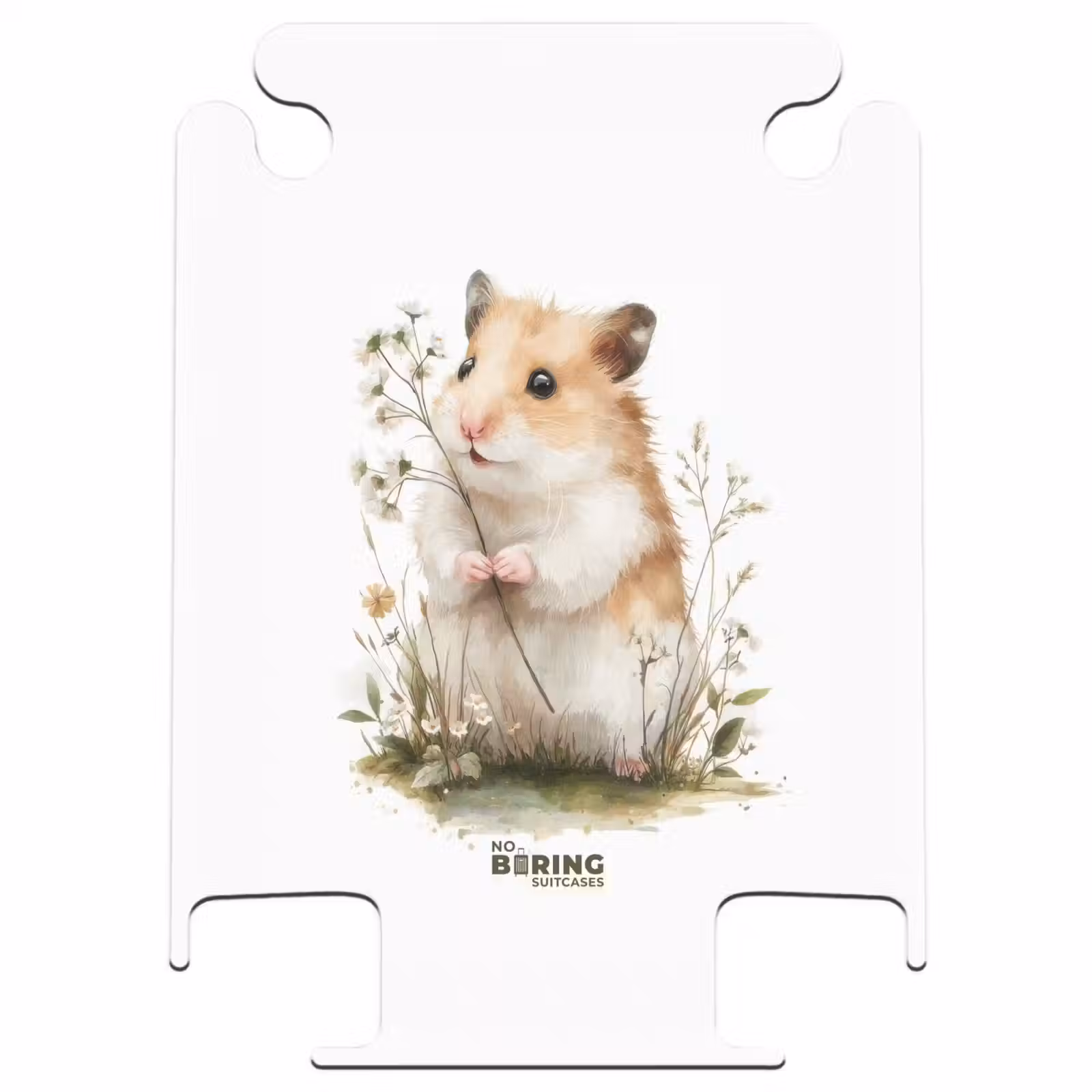 CaseSwap™ - Hamster with flowers — 1