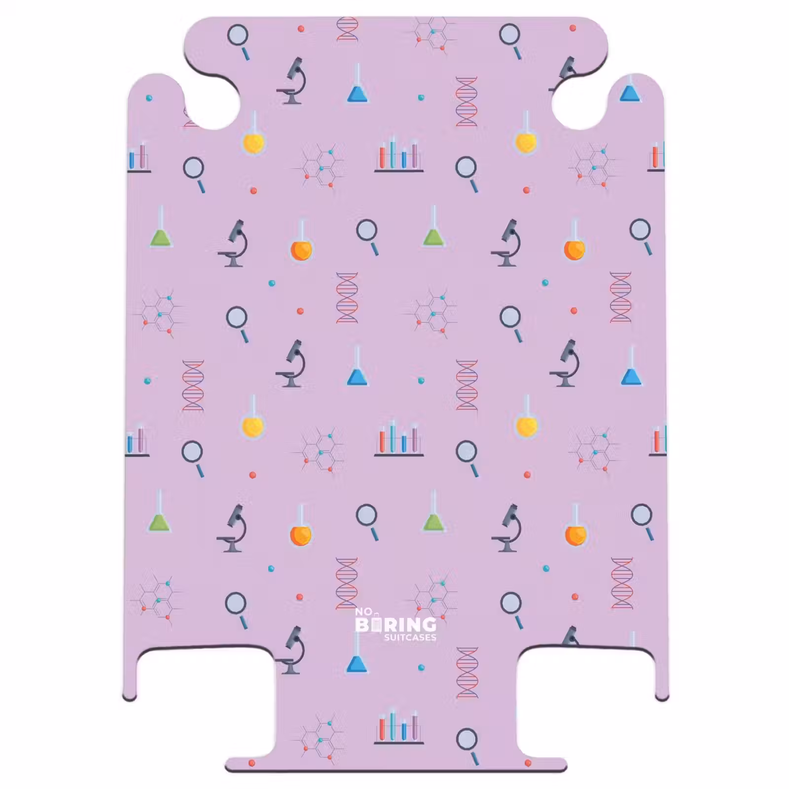 CaseSwap™ - Laboratory and science pattern on purple background — 1
