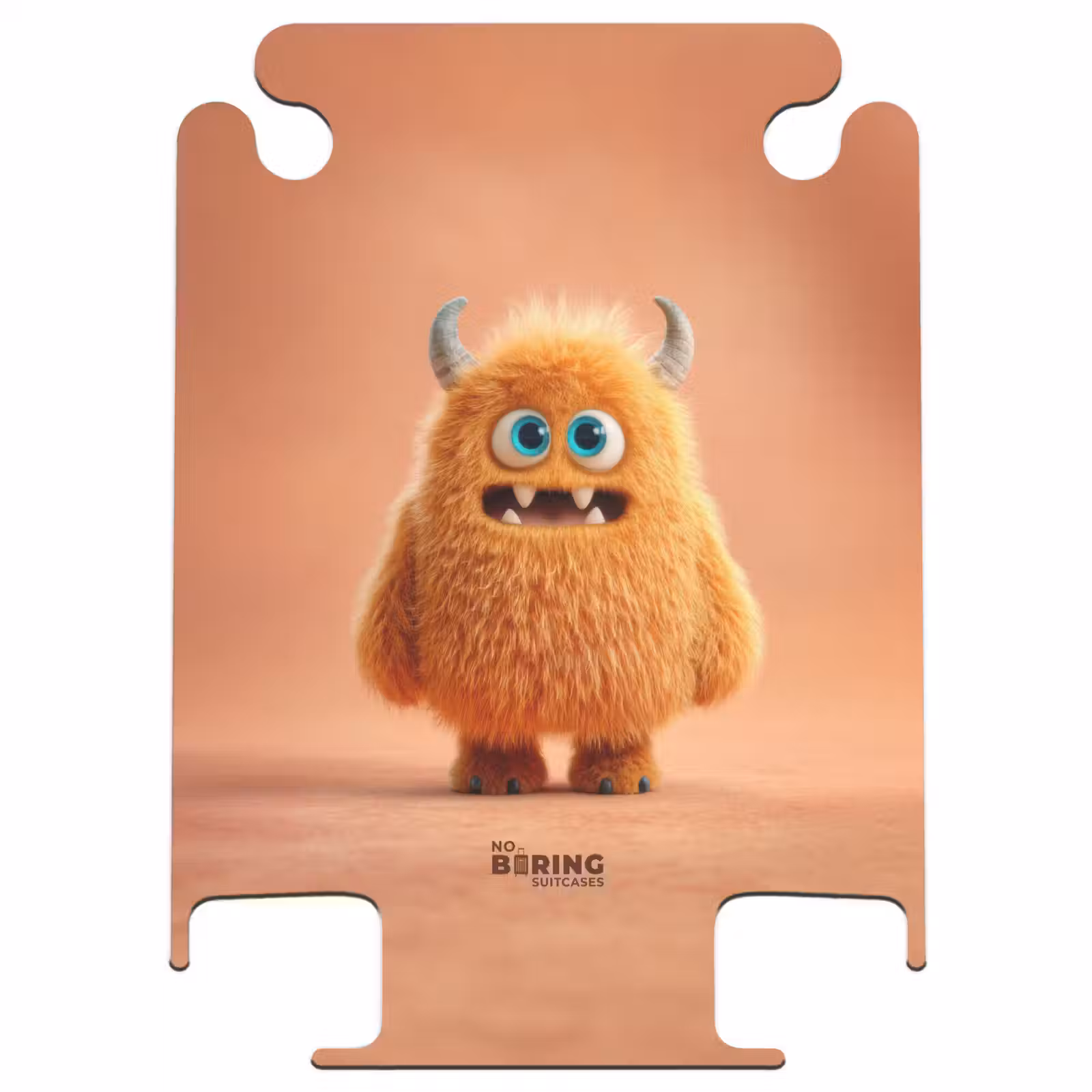 CaseSwap™ - Orange monster on an orange background — 1
