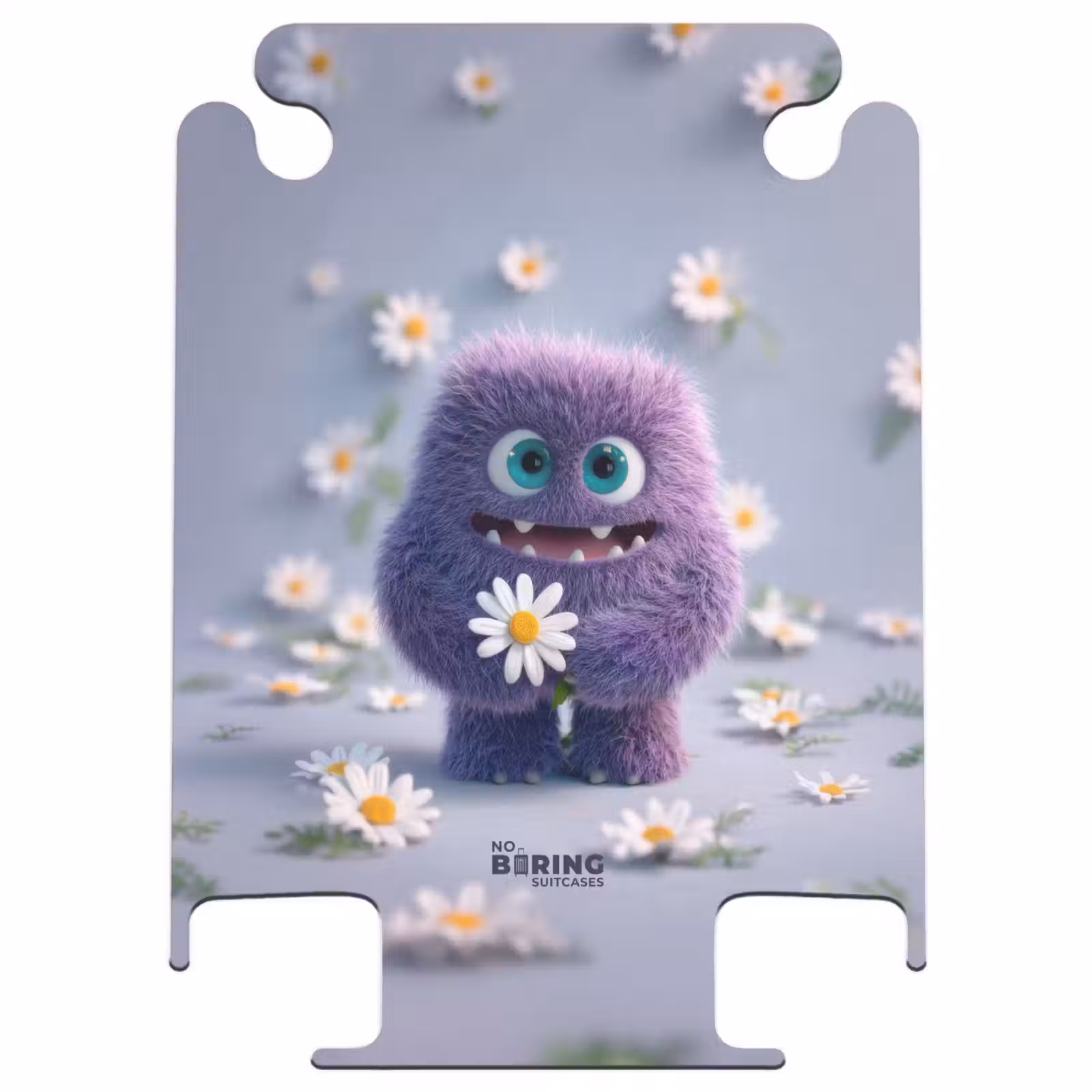 CaseSwap™ - purple monster with daisies — 1