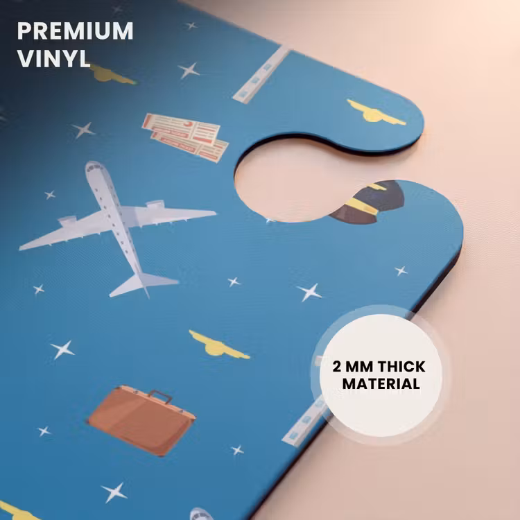 CaseSwap™ - Aviation theme with airplanes on blue background — 6