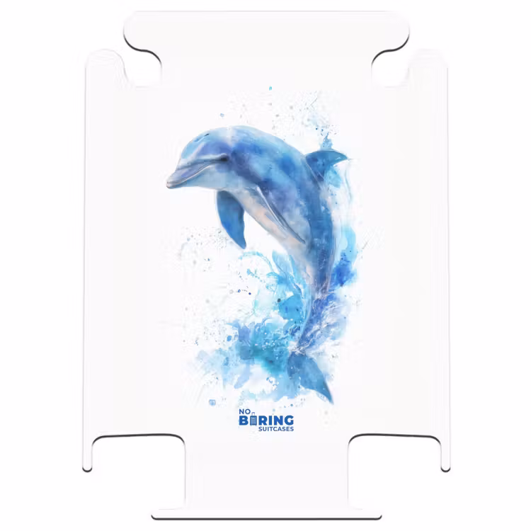 CaseSwap™ - Blue dolphin on a white background — 1