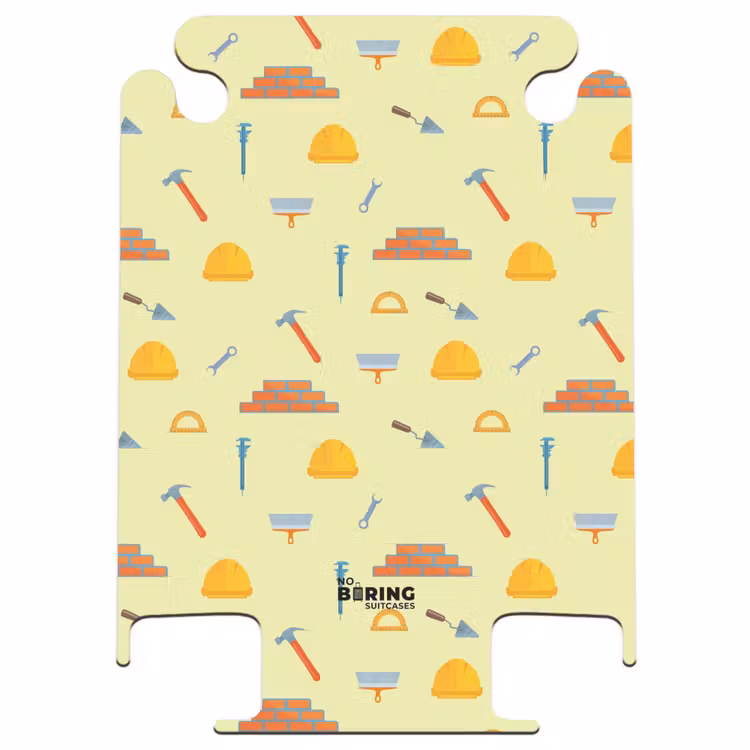 CaseSwap™ - Construction tool pattern on light yellow background — 1