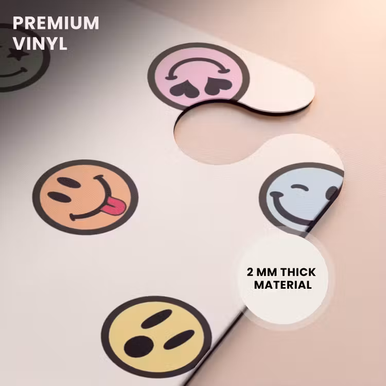 CaseSwap™ - Different smiley faces on a beige background — 6