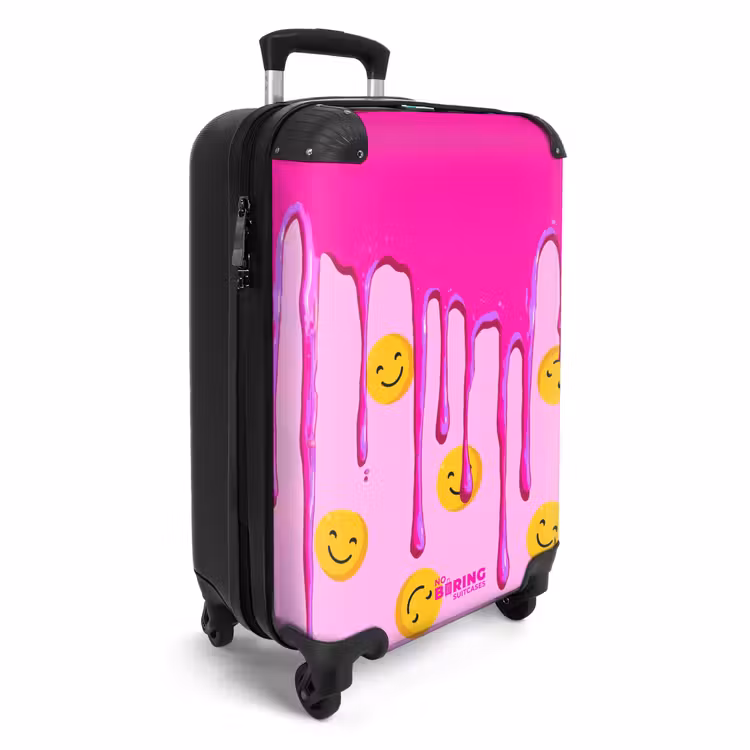 CaseSwap - Dripping pink paint over smiley faces — 2