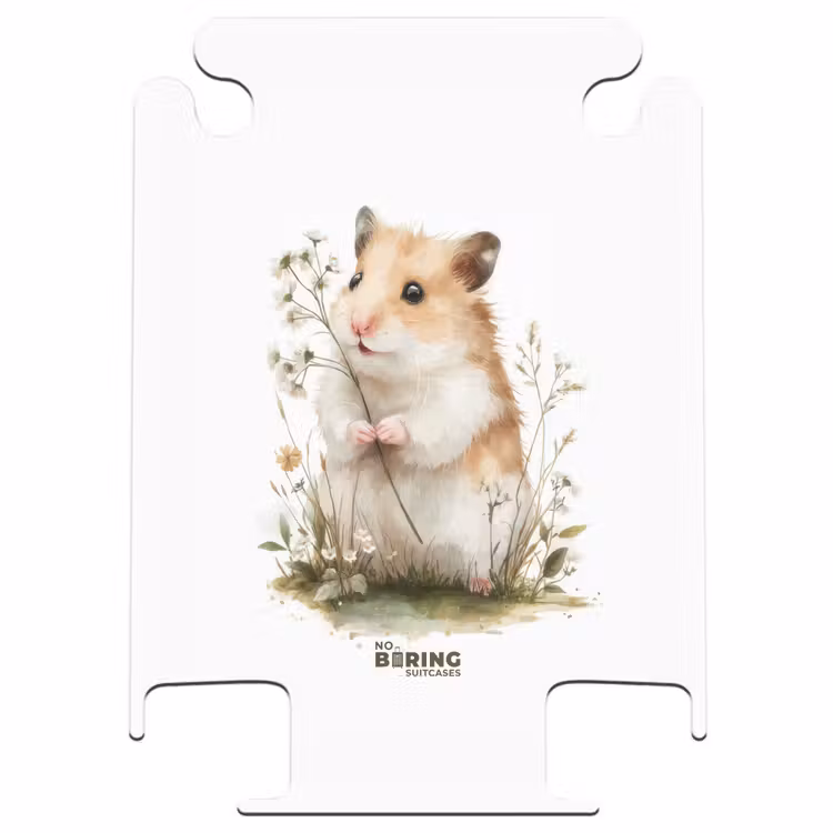 CaseSwap™ - Hamster with flowers — 1