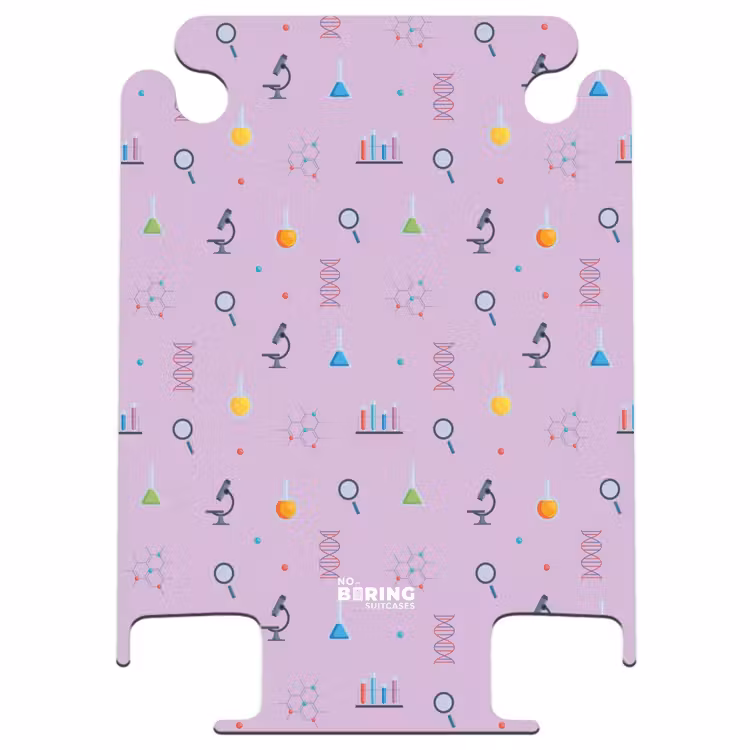 CaseSwap™ - Laboratory and science pattern on purple background — 1