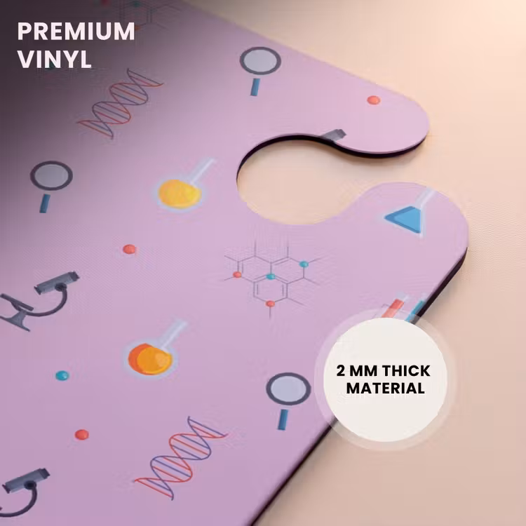 CaseSwap™ - Laboratory and science pattern on purple background — 6