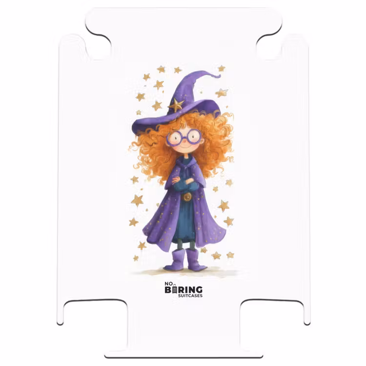 CaseSwap™ - Magical witch with orange curls and a purple cloak — 1