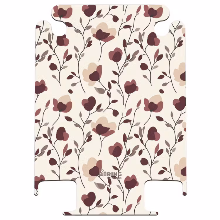CaseSwap™ - Flowers - Botanical - Bordeaux — 1