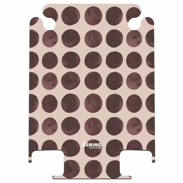 CaseSwap™ - Polka dots - Pattern - Brown — 1