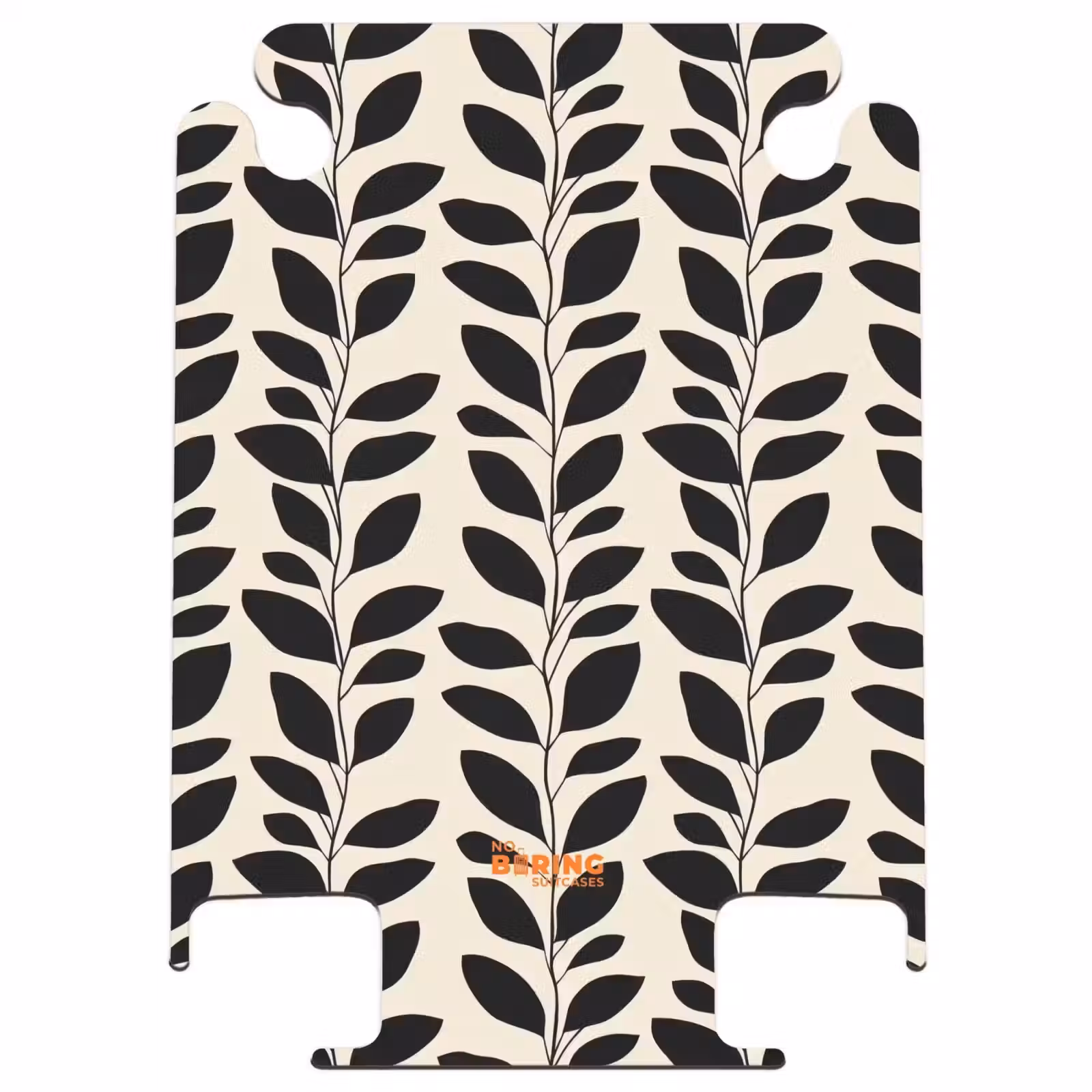 CaseSwap™ - Botanical - Pattern - Black - Beige — 1