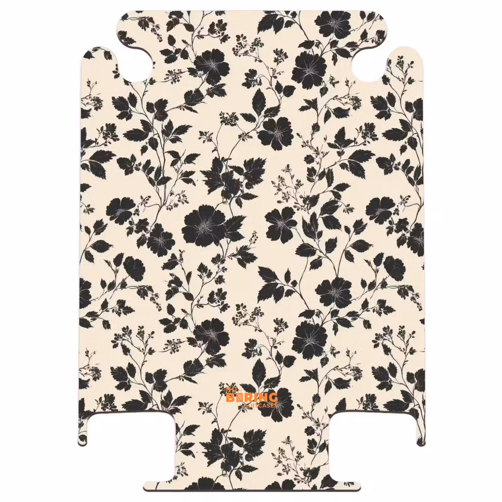 CaseSwap™ - Flowers - Pattern - Black — 1