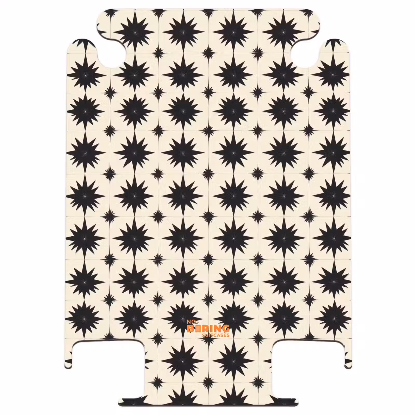 CaseSwap™ - Star shapes - Geometric - Black — 1