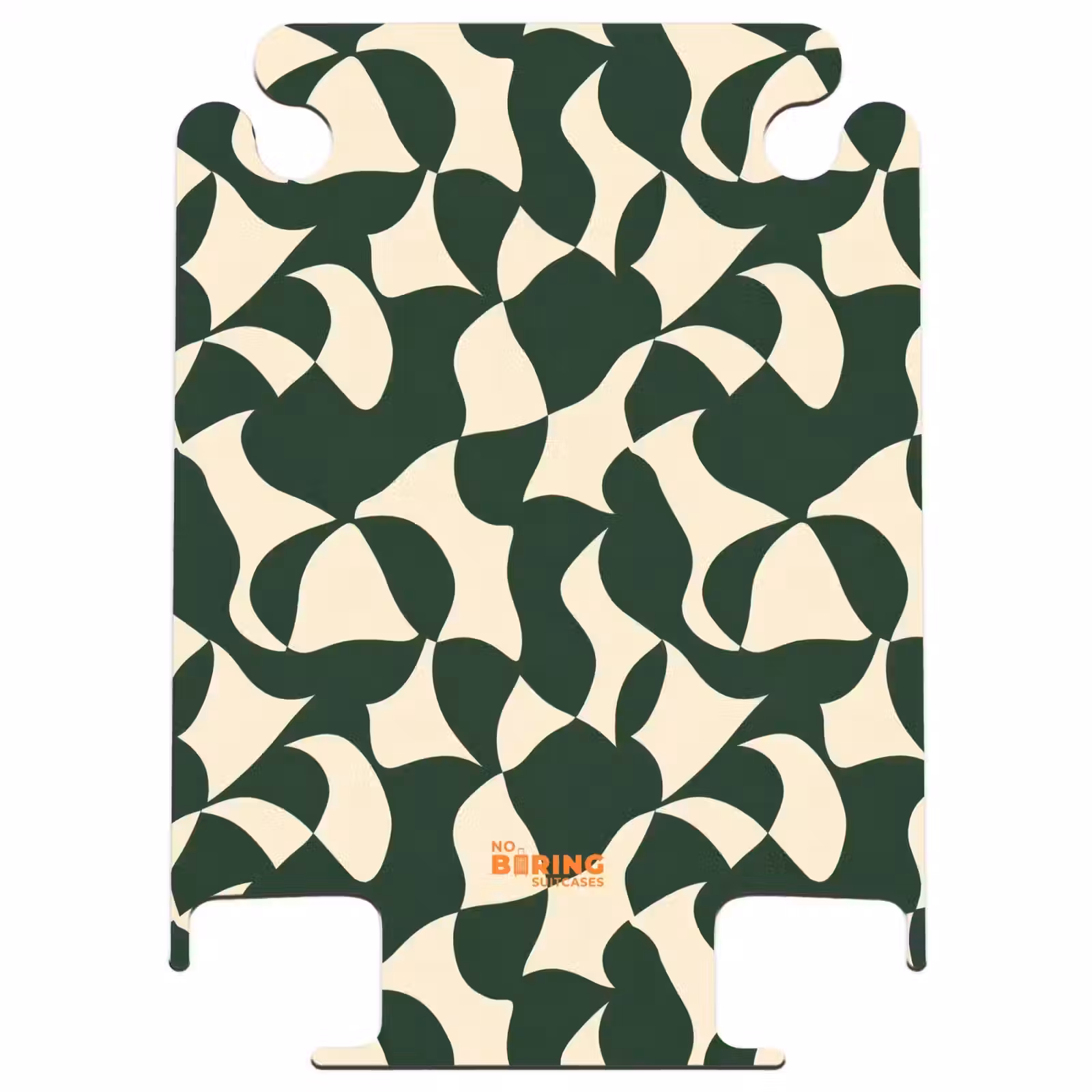 CaseSwap™ - Green - Organic planes - Cream — 1