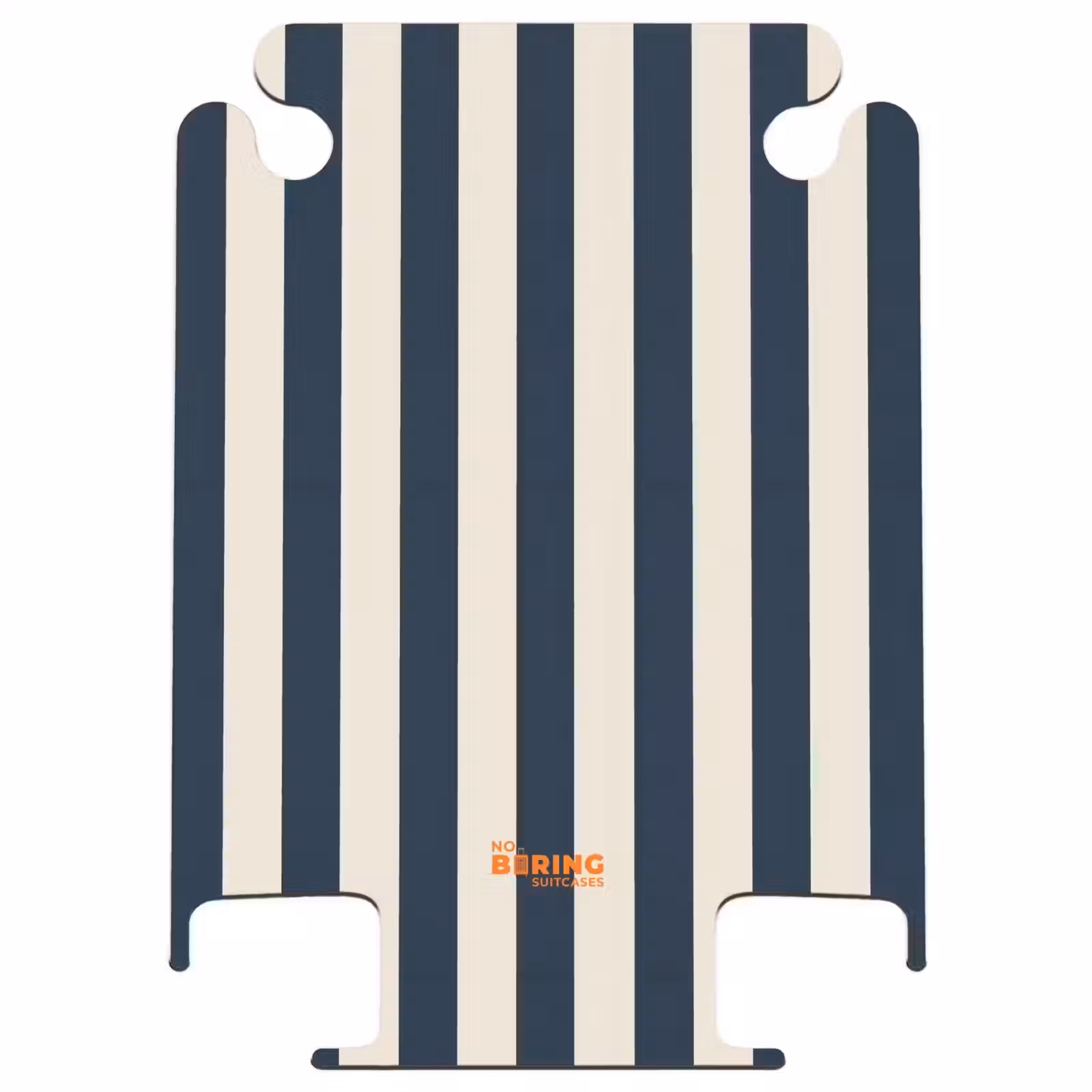 CaseSwap™ - Vertical stripes - Blue - Cream — 1