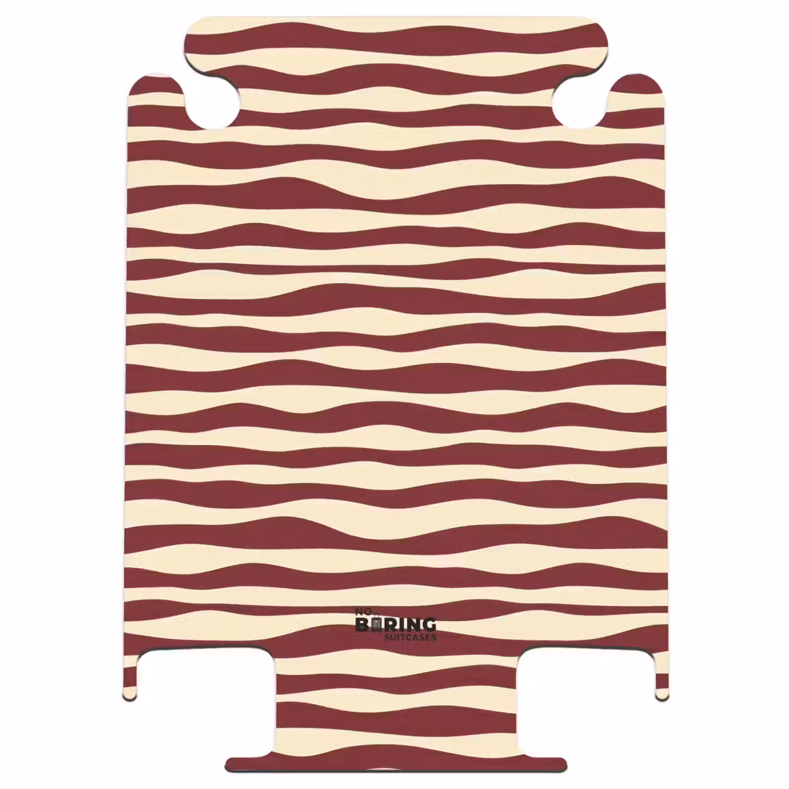 CaseSwap - Waves - Red - Pattern - Cream — 1