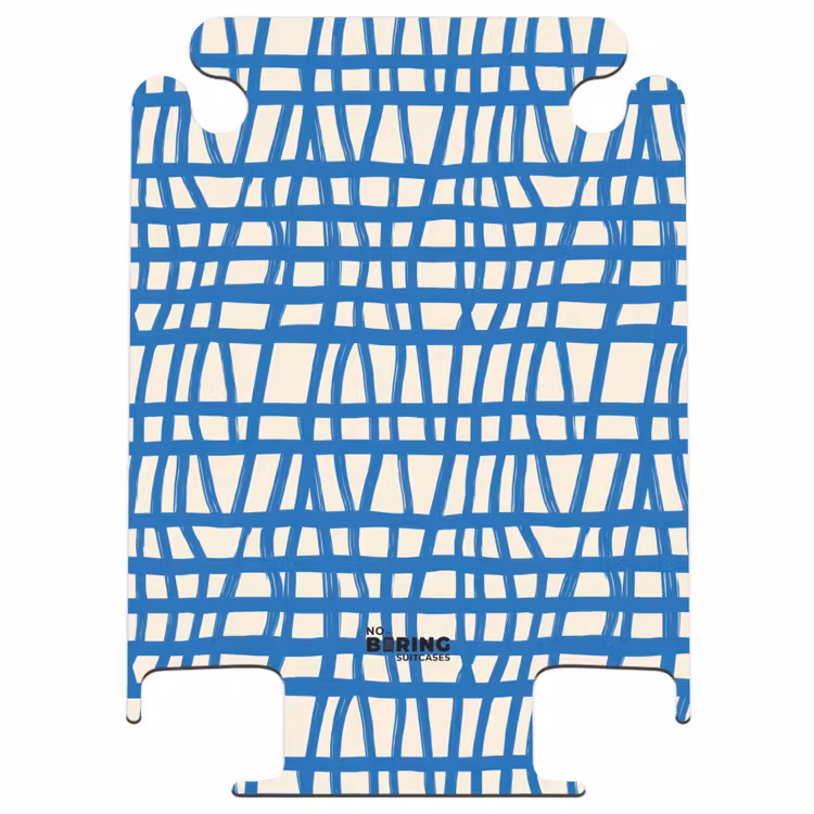 CaseSwap™ - Checkered pattern - Blue - Cream — 1