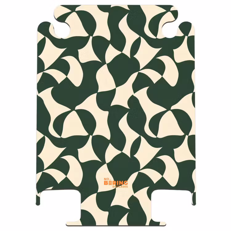 CaseSwap™ - Green - Organic planes - Cream — 1