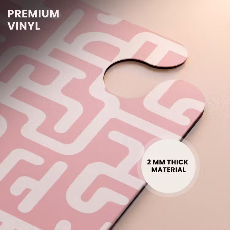 CaseSwap™ - Maze pattern - Pink - White - Abstract — 6