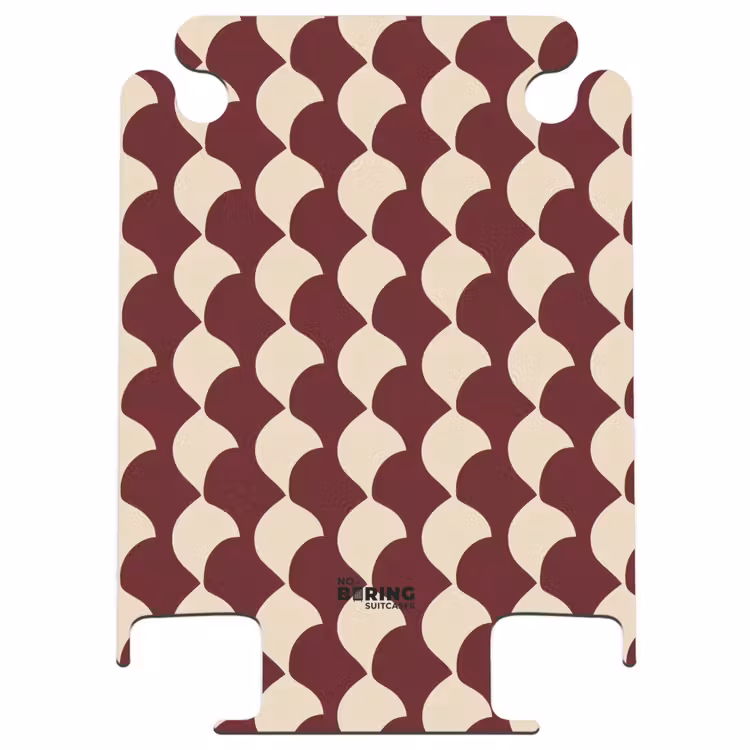 CaseSwap™ - Red - Tile pattern - Cream — 1