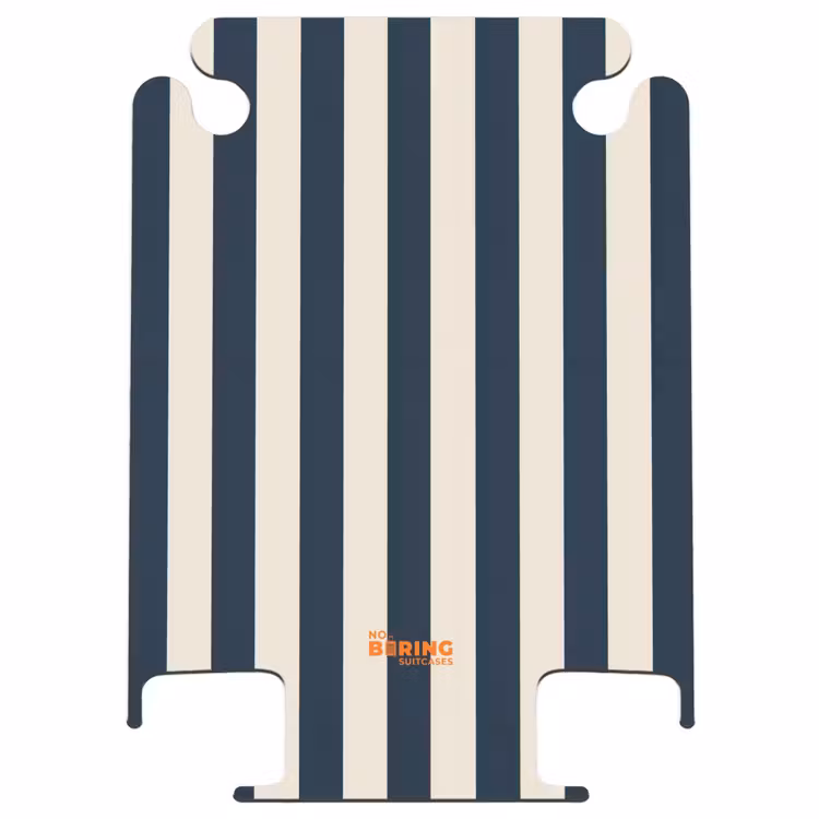 CaseSwap™ - Vertical stripes - Blue - Cream — 1