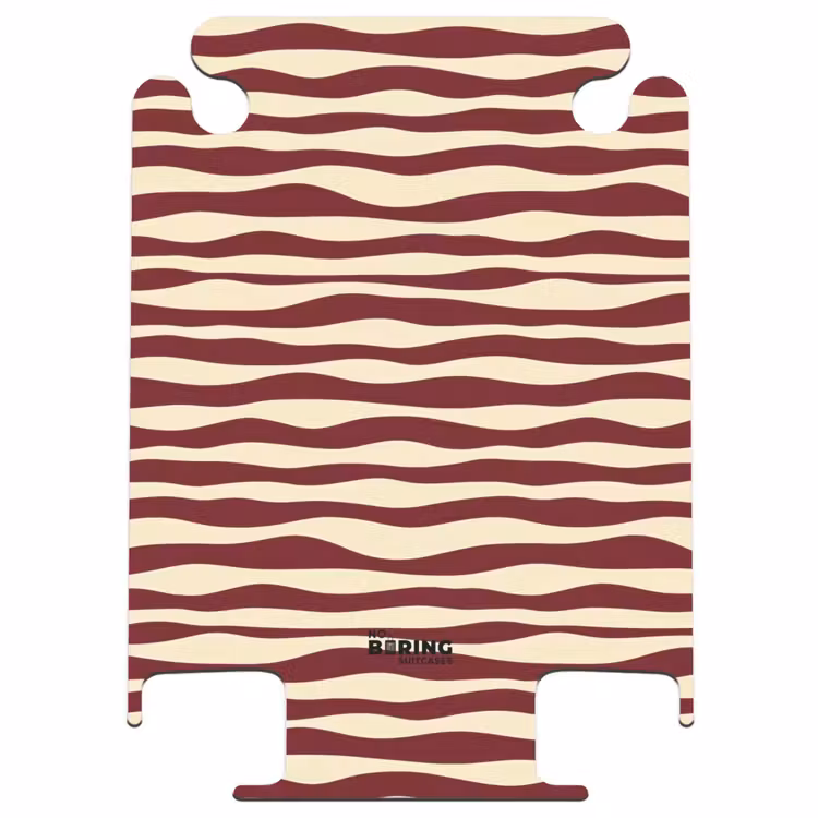 CaseSwap - Waves - Red - Pattern - Cream — 1