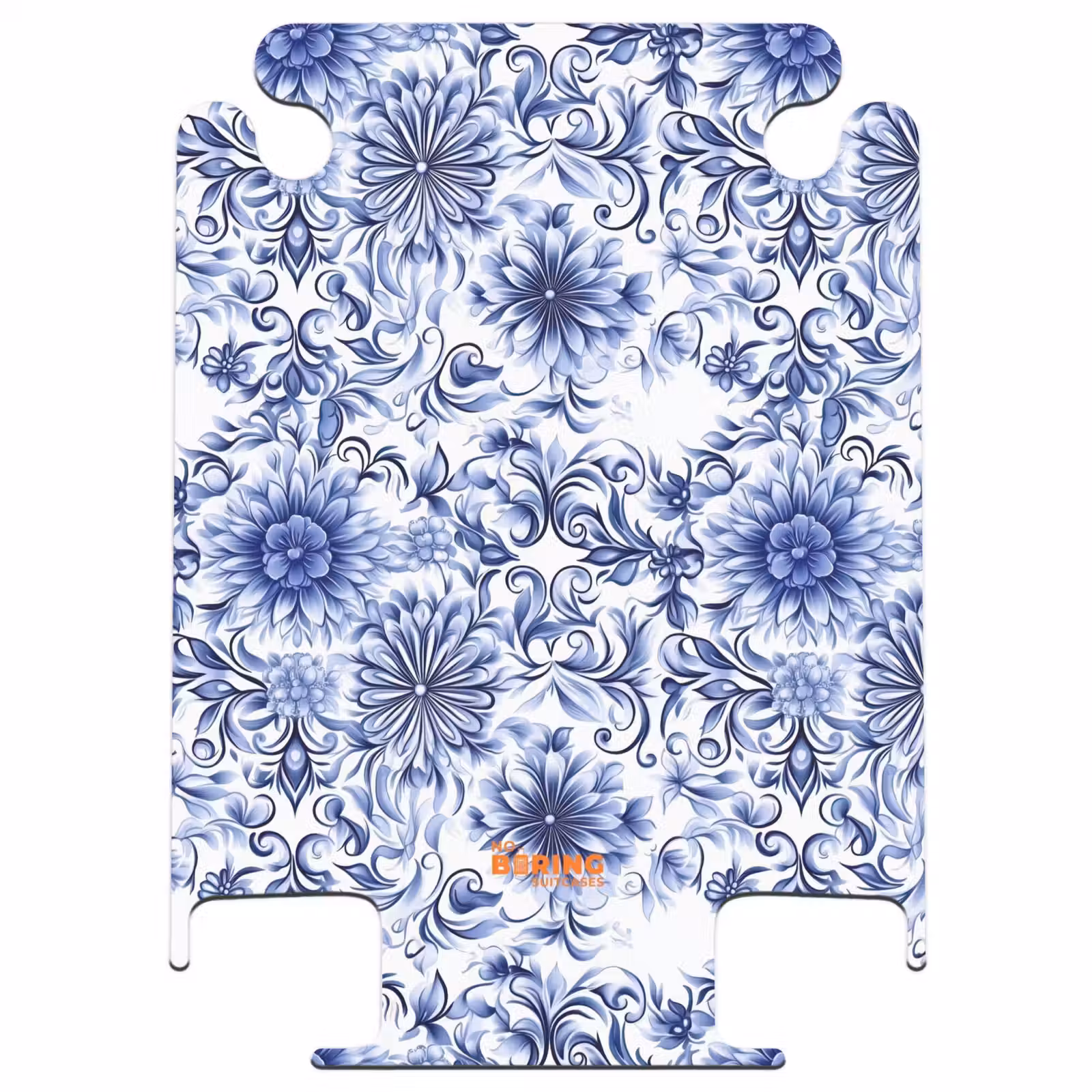 CaseSwap™ - Flowers - Blue - Pattern - White — 1