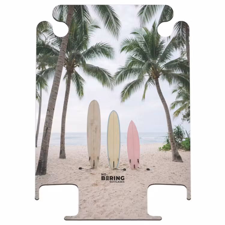 CaseSwap™ - Surfboard - Palm trees - Colorful — 1