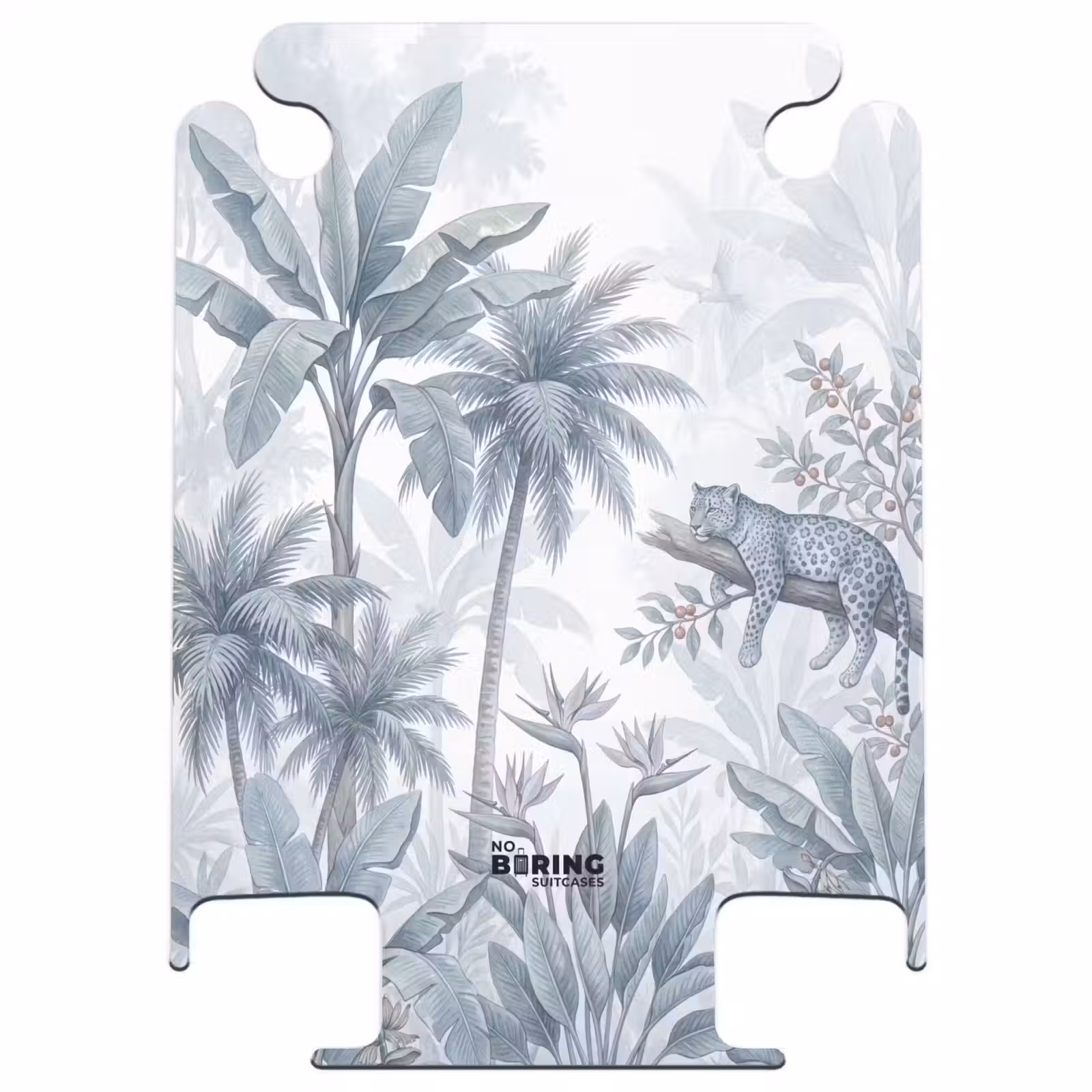 CaseSwap™ - Cat - Tropical Forest - Modern - Gray — 1