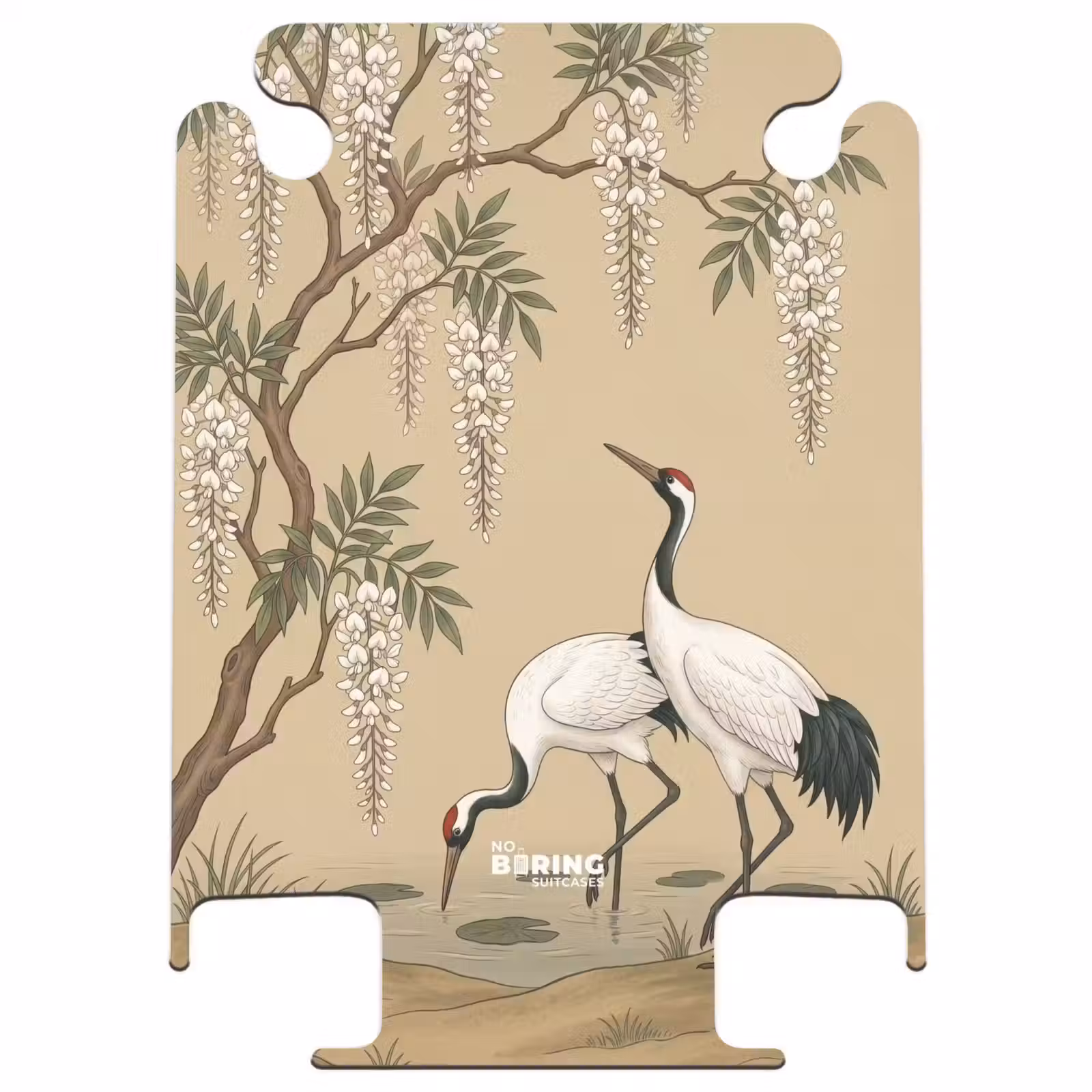CaseSwap™ - Cranes - Water - Beige — 1
