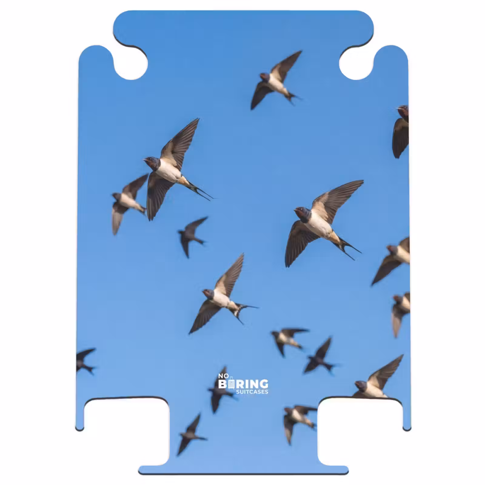 CaseSwap™ - Swallows - Flying - Blue — 1