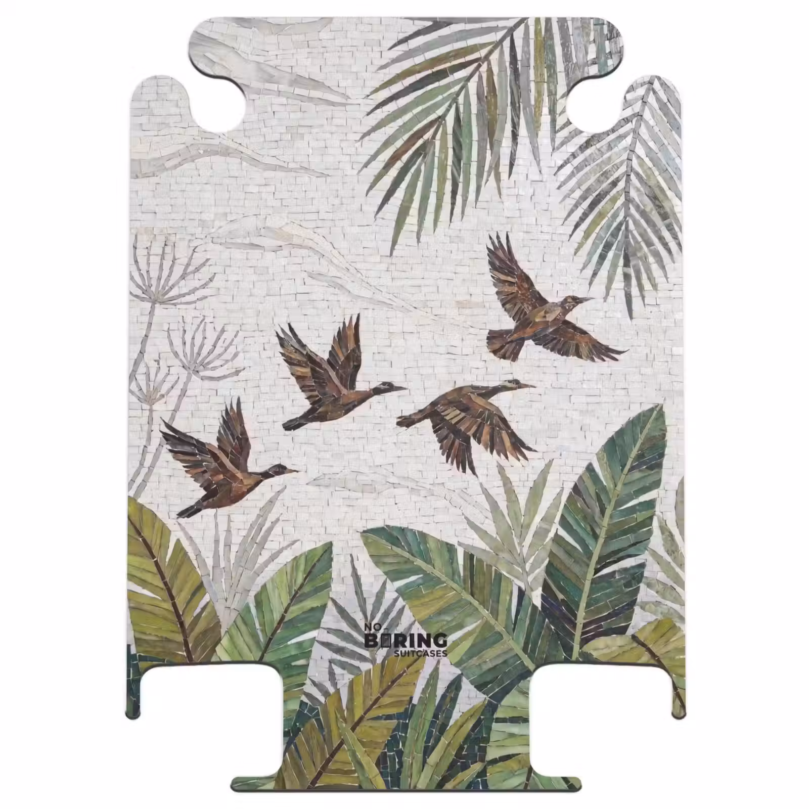 CaseSwap™ - Bird - Flying - Tropical - Mosaic - Green — 1