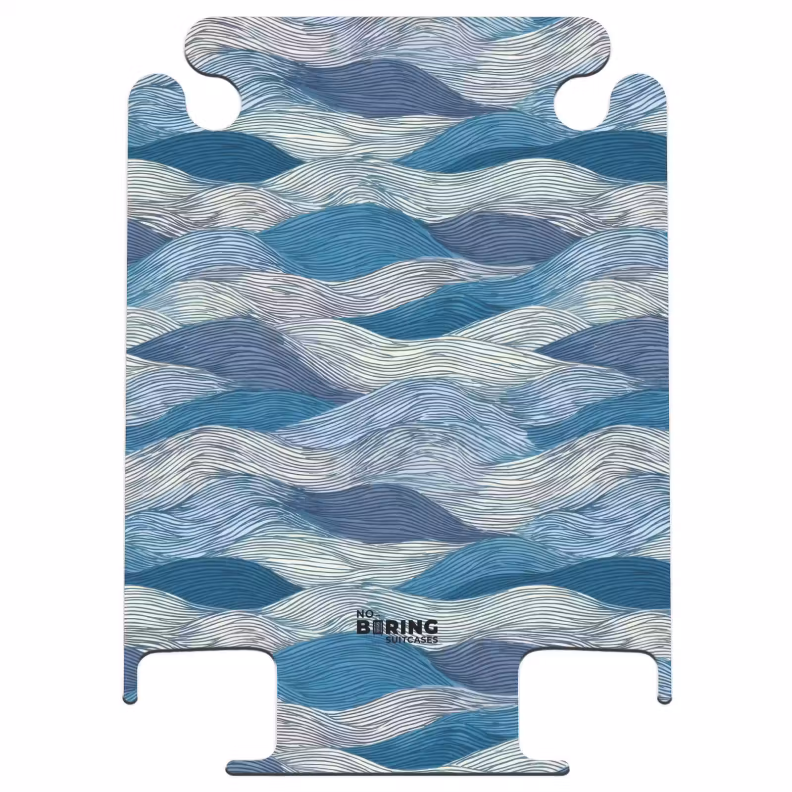 CaseSwap - Patterned - Blue - White - Wavy - Stripes — 1