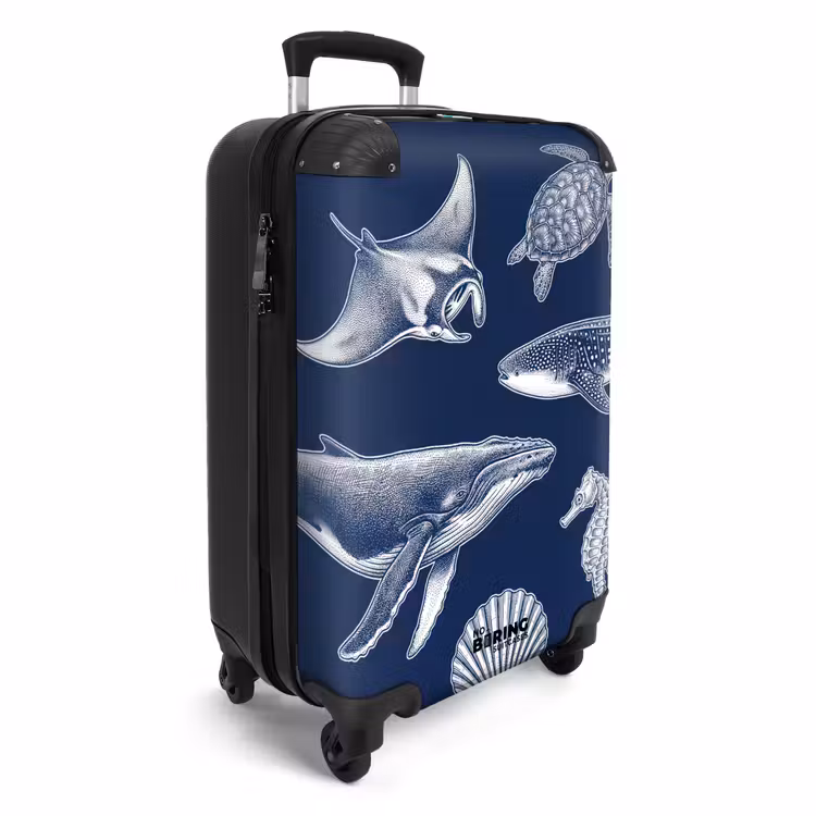 CaseSwap™ - Animals - Marine Life - Ocean - Engraving - Blue — 2