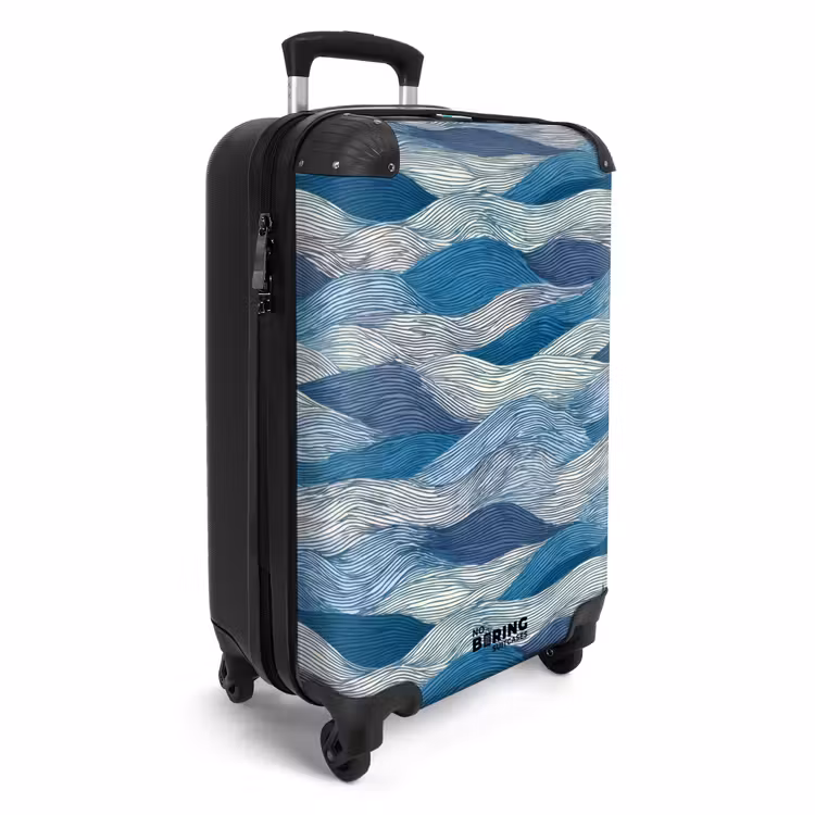 CaseSwap - Patterned - Blue - White - Wavy - Stripes — 2