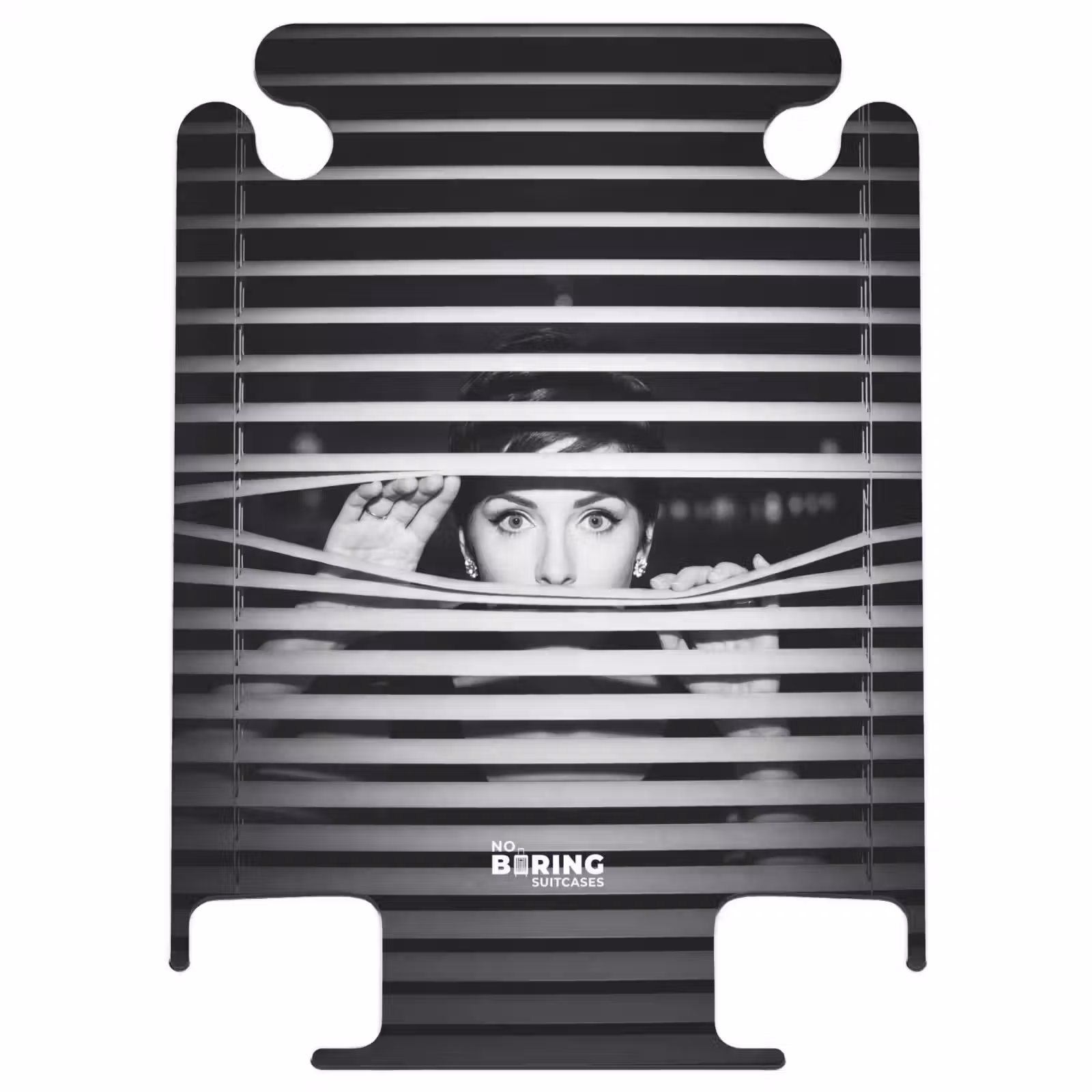CaseSwap™ - Woman - Blinds - Portrait - Black and White — 1