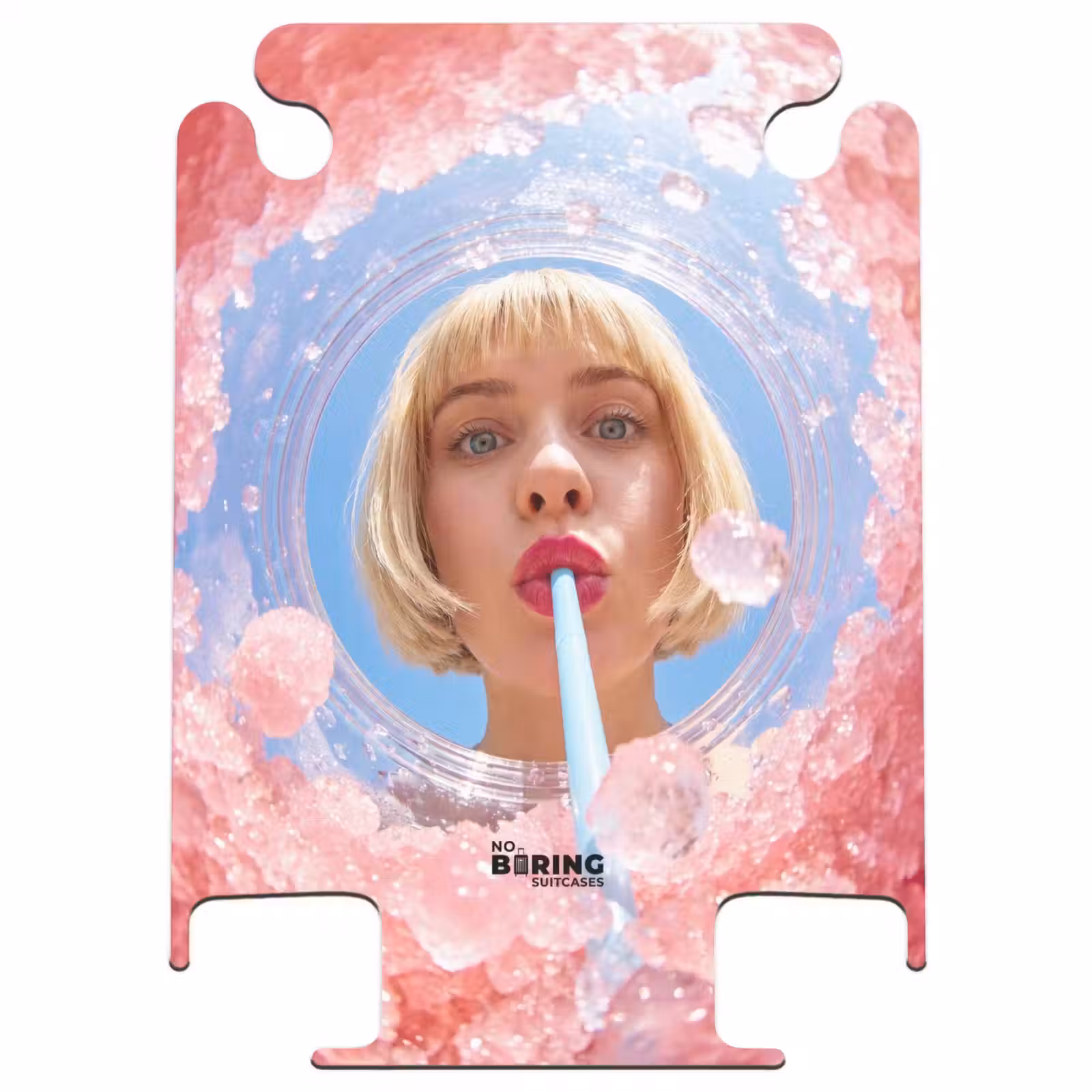 CaseSwap™ - Woman - Drink - Summer - Pink - Blue — 1