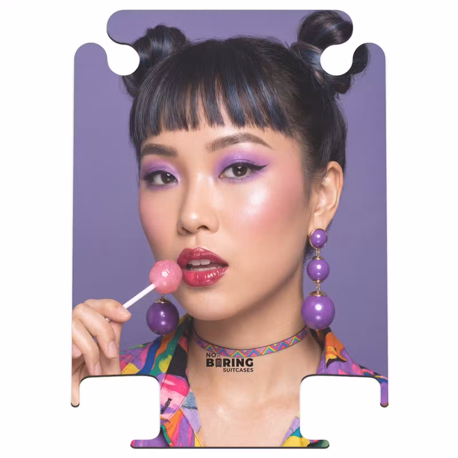 CaseSwap™ - Woman - Portrait - Makeup - Purple - Vibrant — 1