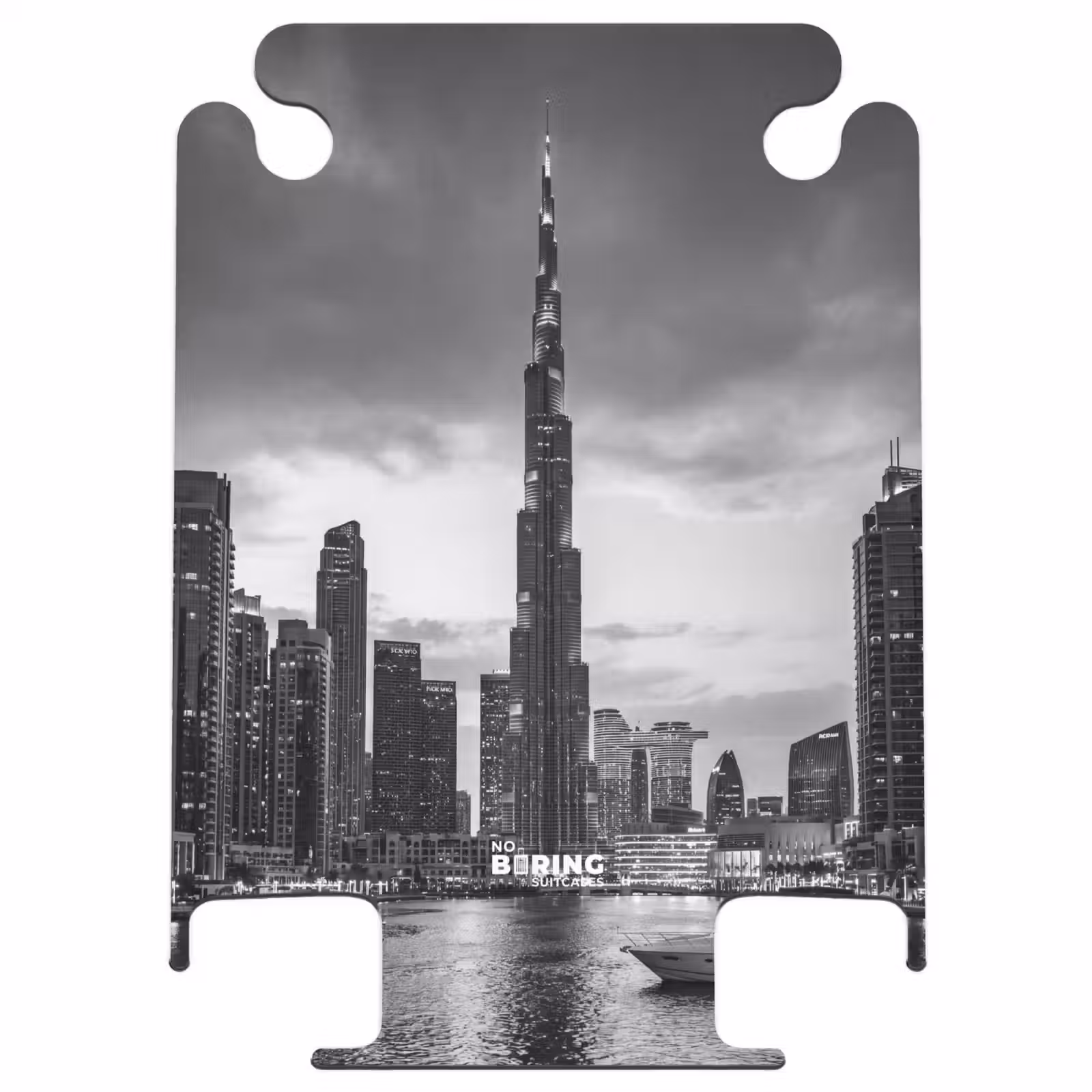 CaseSwap™ - City - Skyline - Architecture - Evening - Black and White — 1