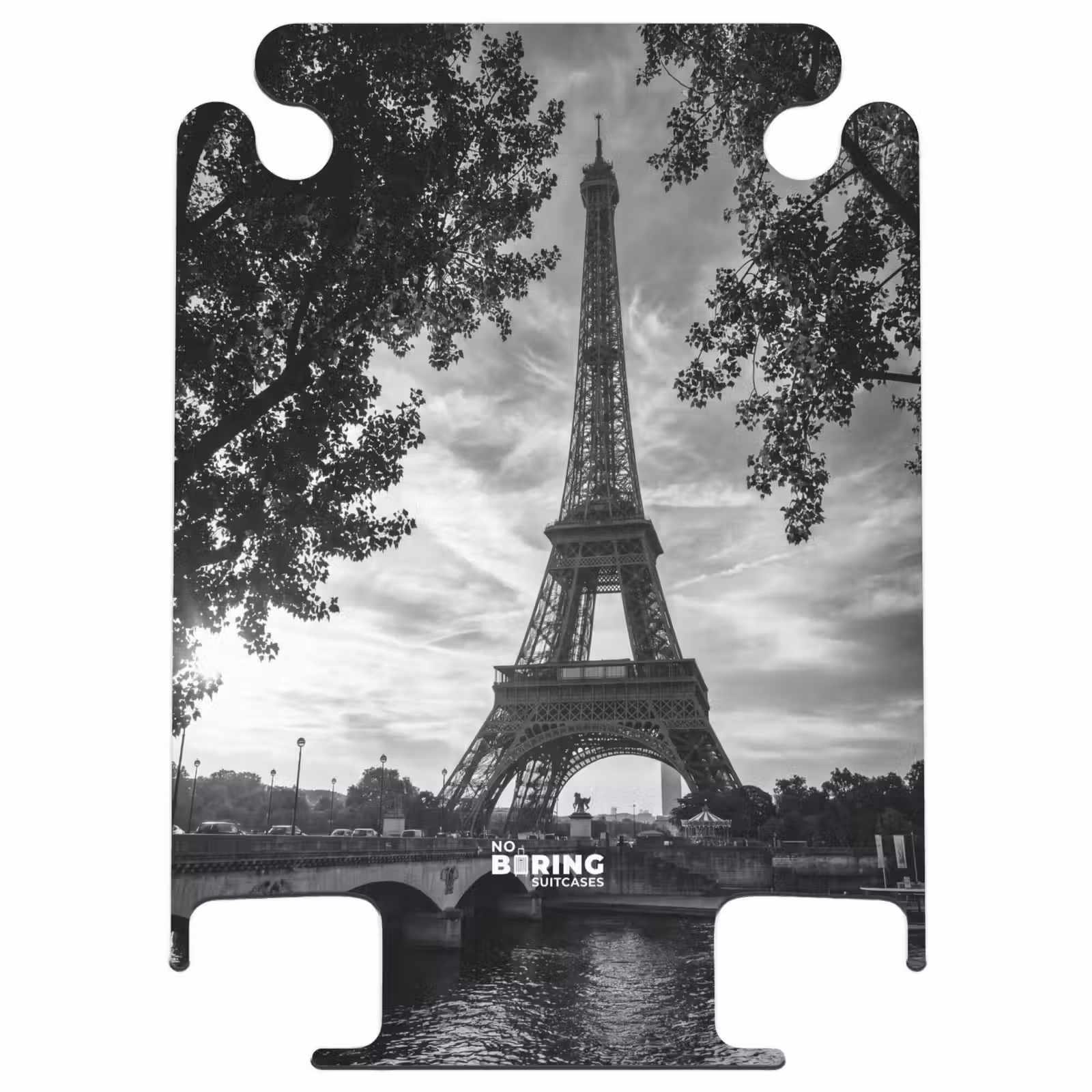 CaseSwap™ - Eiffel Tower - Paris - River - Architecture - Black and White — 1