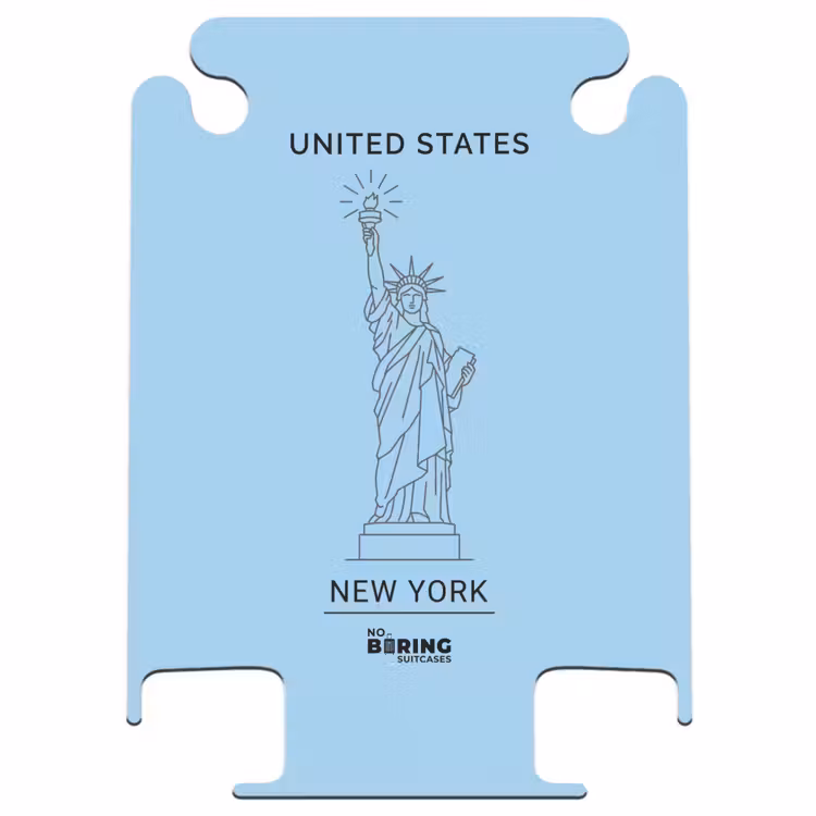 CaseSwap™ - Landmark - Statue of Liberty - New York - Minimalist - Blue — 1