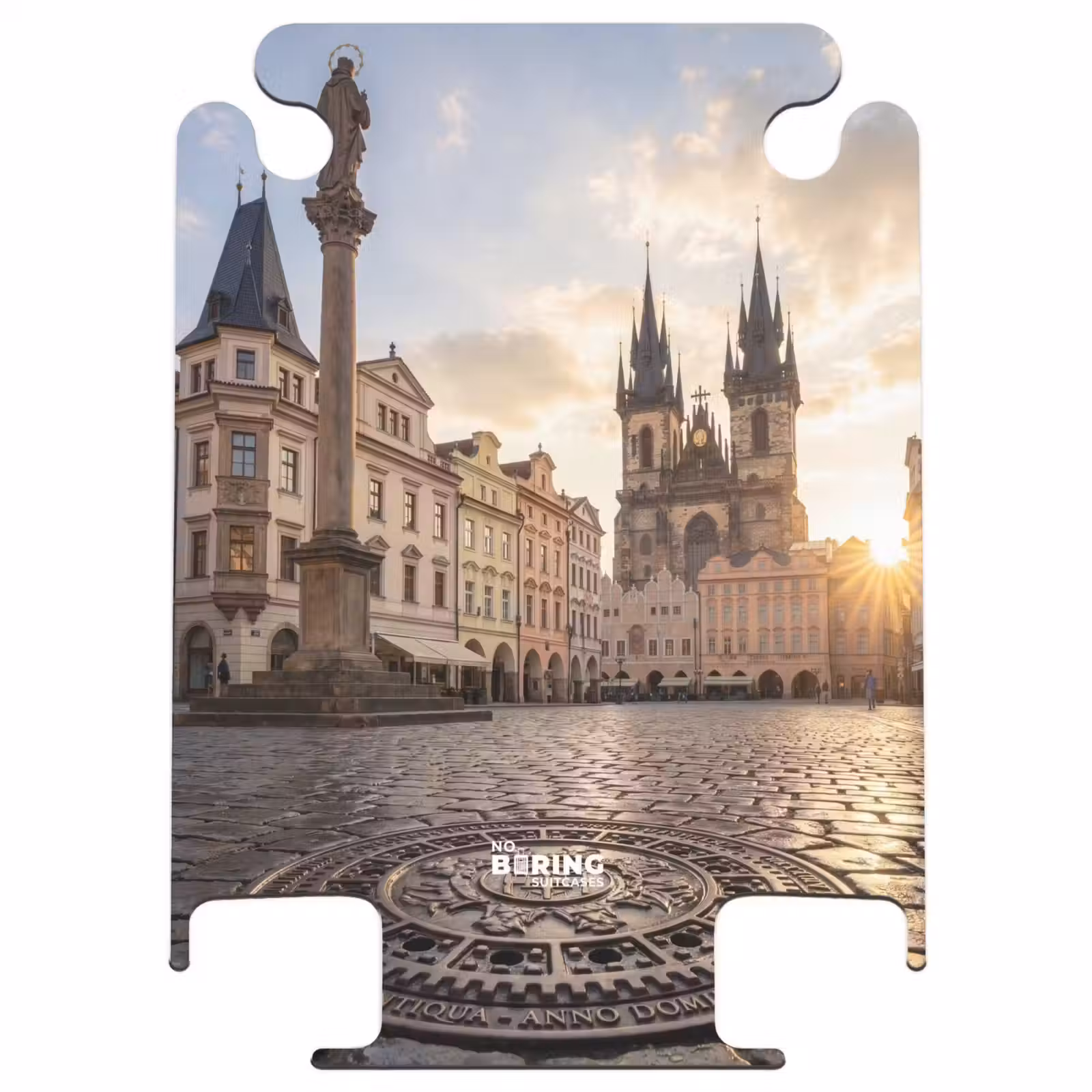 CaseSwap™ - City - Prague - Morning - Architecture - Gold — 1